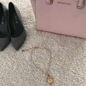 EUC Juicy Couture Heart Lock Necklace